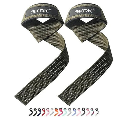 2PC/4PC/3PAIR Weightlifting Straps Anti - Slip Silicone Lifting Wrist Straps Strength Training Deadlifts Crossfit Hand Grips Wrist - WalkerTFitness