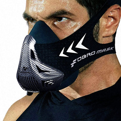 MMA Cardio Workout 3.0 Running Resistance Elevation Endurance Mask for Riding Face Fitness High Altitude Training Sports Mask - WalkerTFitness