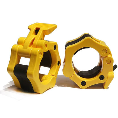 50Mm Spinlock Collars Barbell Collar Lock Clips Weight Lifting Bar Gym Dumbell Clamp Spring Clips Weight Lifting Lock - WalkerTFitness