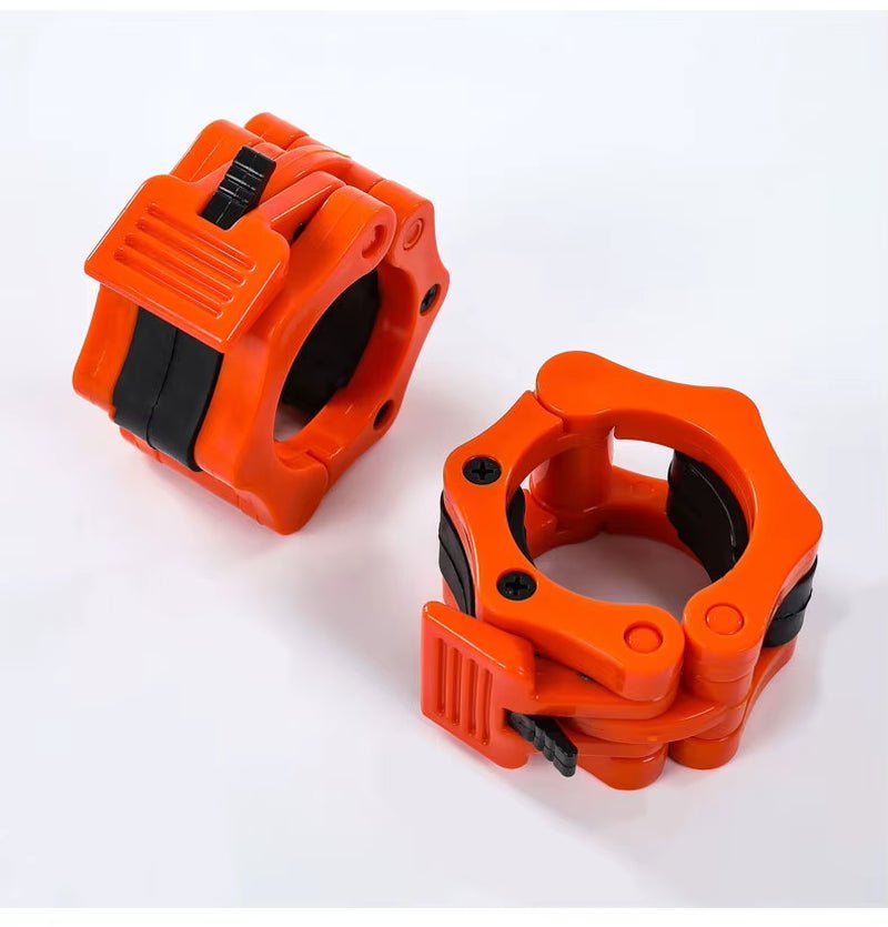 50Mm Spinlock Collars Barbell Collar Lock Clips Weight Lifting Bar Gym Dumbell Clamp Spring Clips Weight Lifting Lock - WalkerTFitness