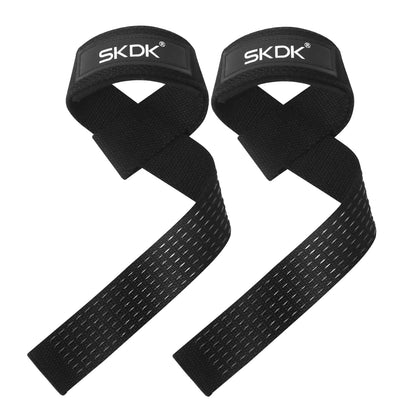 2PC/4PC/3PAIR Weightlifting Straps Anti - Slip Silicone Lifting Wrist Straps Strength Training Deadlifts Crossfit Hand Grips Wrist - WalkerTFitness